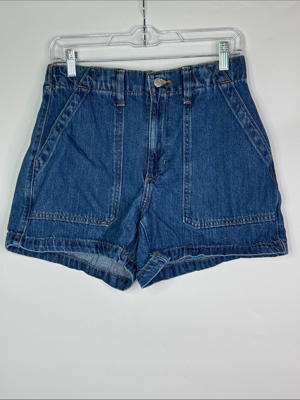 Gap Supersoft Easy Utility Denim Shorts Size Small